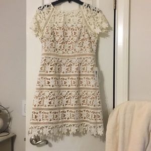 White lace dress